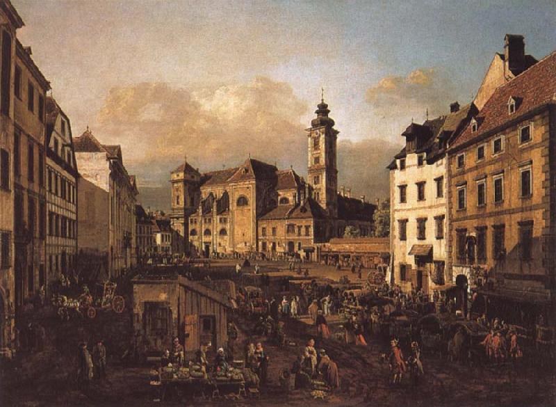 Bernardo Bellotto The Freyung in Vienna from the south-east oil painting image